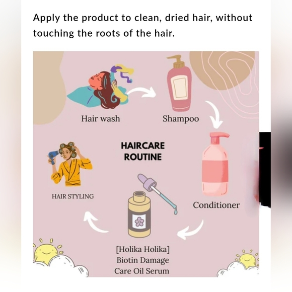 HOLIKA BIOTIN Damage Care Oil HAIR serum - Picture 3 of 3